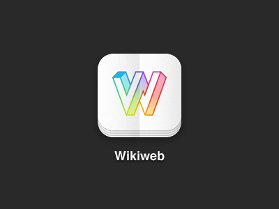 Wikiweb Icon app icon ios wikipedia wikiweb