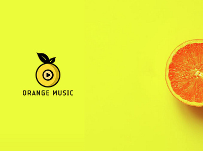 Orange Play branding design flat illustration logo logo design minimalist modern ui vector
