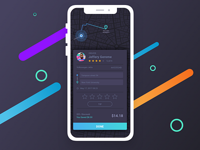 Ridyr - ride app app design dribbble mobile ride app ride share sketch ui ux