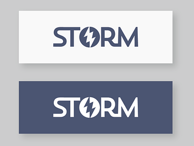Storm Logo app branding design logo typography