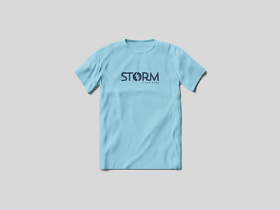 Storm T-shirt branding design logo print typography