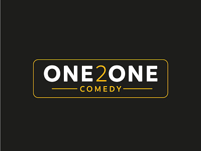 One2One branding comedy logo
