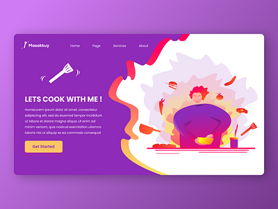 Cook With Me Landing Page