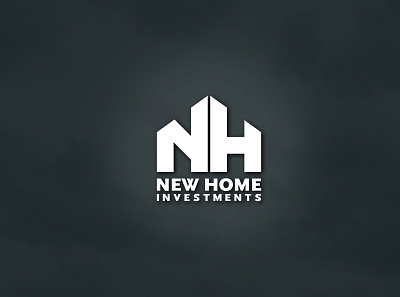 NHI brand branding business design home logo logodesign logotype nikitiuk real estate realestate никитюк