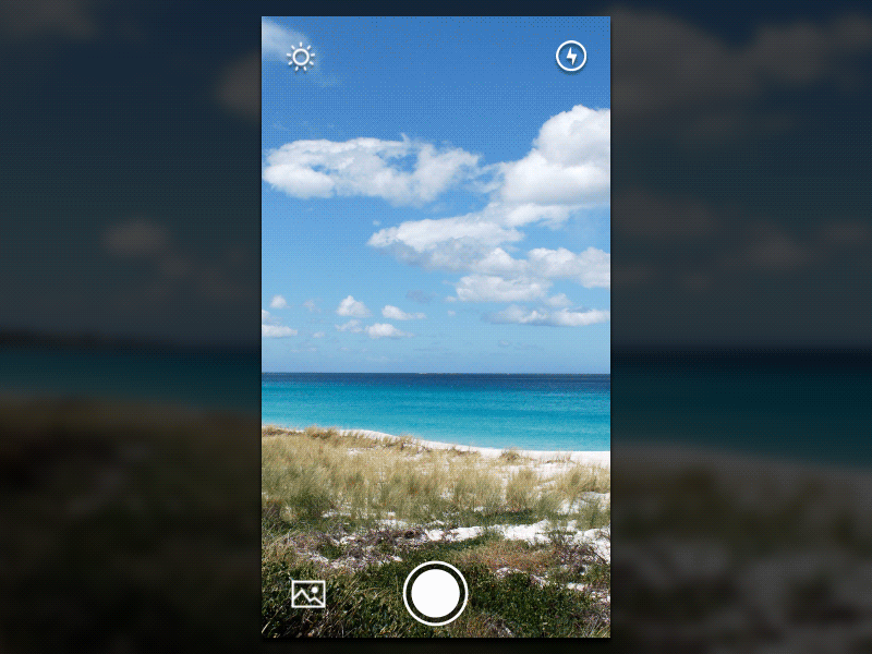 JPEG HDR animation app camera design gif information architecture ios iphone mobile simple ui ux