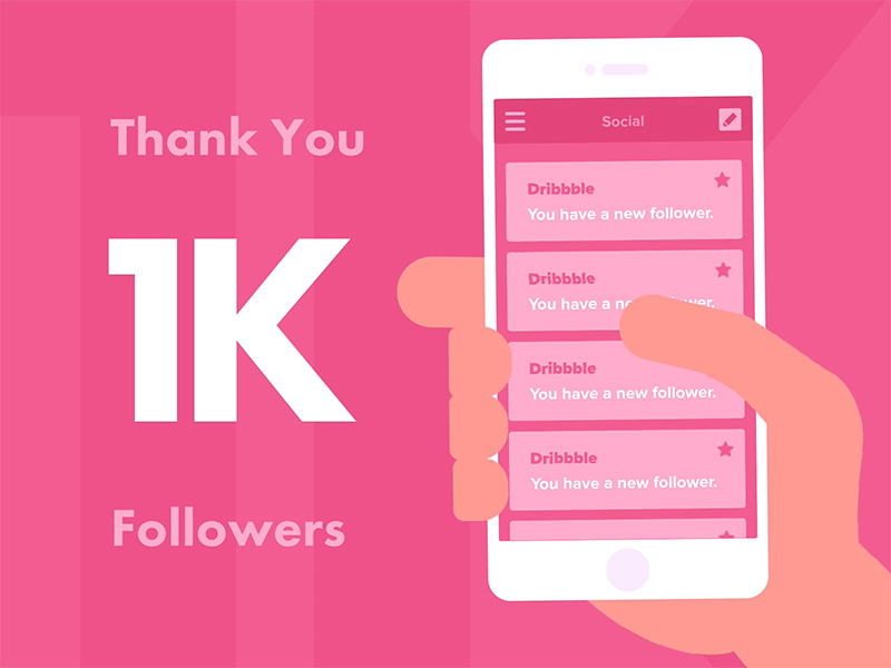 1000 1000 1k animation dribbble follow gif ios mail mobile notifications principle
