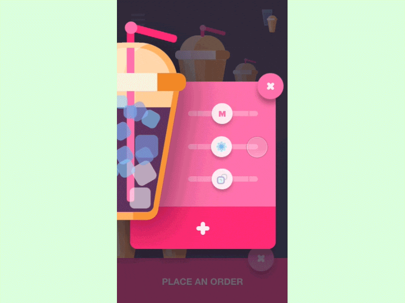 #13.2 One Page Flow app interaction mobile coffee principle shop market order