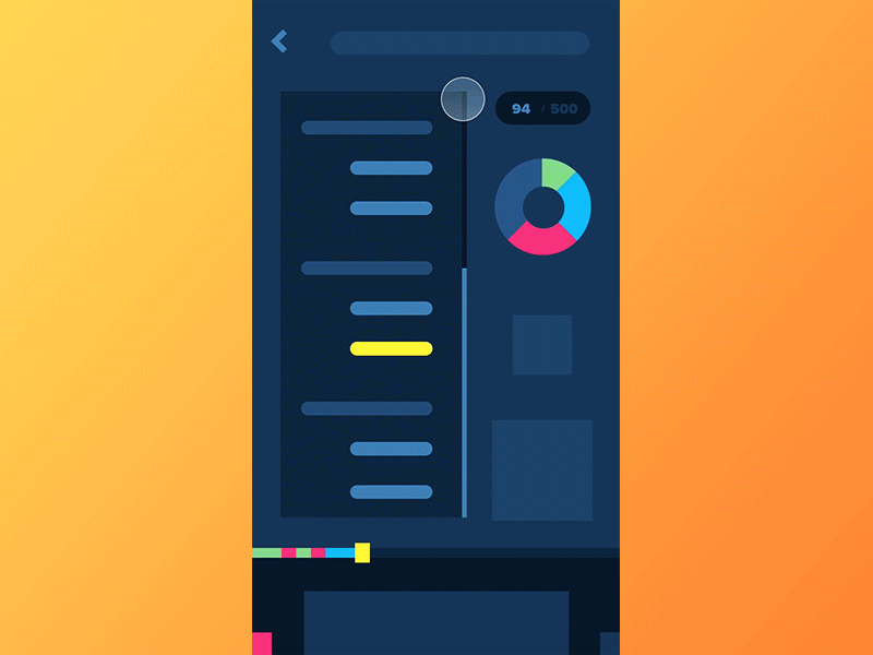 Inspection UI Freebie animation cards freebie gif interaction ios low fidelity mobile principle questionnaire ui ux