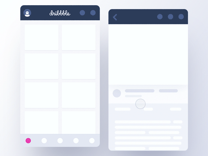 Dribbble App