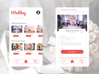 Wedding App app married ui ux web wedding