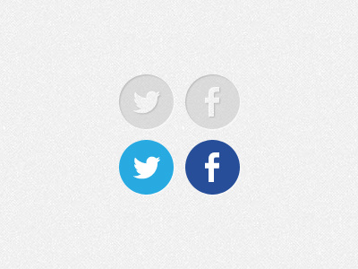 subtle social icons icons social
