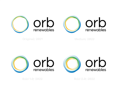 Refining Orb Renewables Logo branding design identity logo orb renewables