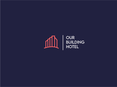 Our Building Hotel Logo Design branding branding and identity branding design hotel logo logo design logodesign logodesigner logodesignersclub logoinspiration logotype mockup