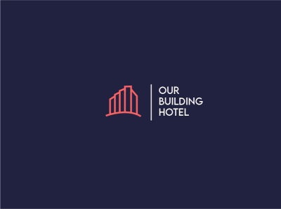 Our Building Hotel Logo Design