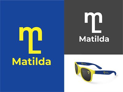 matilda Logo brand design brandidentity branding design designer eye catching eyeglass eyeglasses logo logo logodesign mockup sunglasses typography