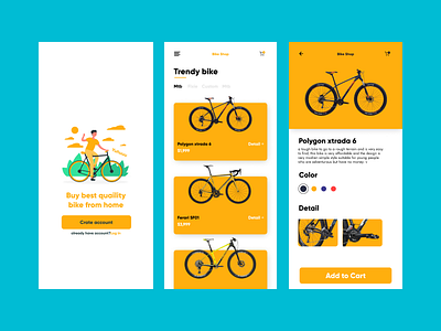 bike store app android app bike design illustration ios iphone mobile typography ui uidesign uiinspiration ux ux design uxinspiration
