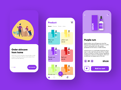 skincare store app app design icon illustration inspiration minimal mockup typography ui uiinspiration ux uxinspiration