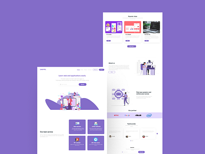 Course website ui app course coursewebsiteui design icon illustration logo minimal mobile typography ui userinterface ux web