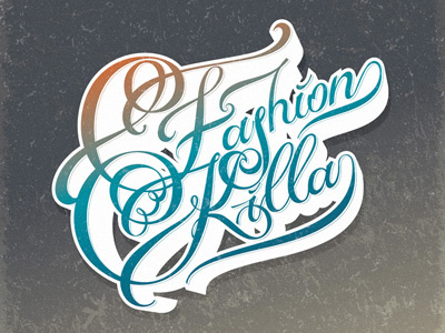 Fashion Killa lettering architaste art artwork calligraphy fashion hand lettering letter lettering typography