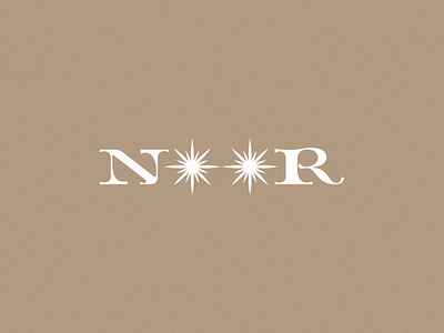 NOOR art lettering logo logotype music typography