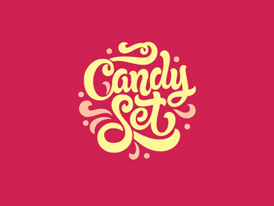 Candy Set architaste art artwork calligraphy handlettering lettering logotype typography