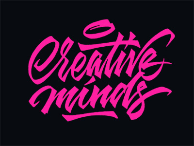 Creative Minds architaste art artwork calligraphy creative hand lettering logotype print typography