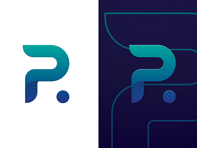 Logotype for Paddot design gradient identity illustration lettering logo logotype typography
