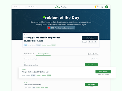 Problem of the Day case study clean ui coding minimal design product design product design case study programming ui design uiux design ux case study ux design
