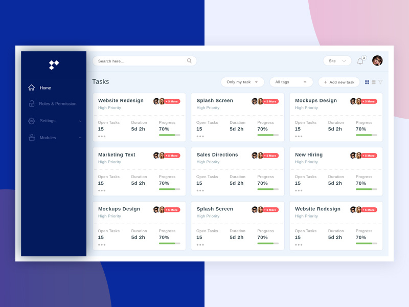 Task & Time Tracking Application by jignesh on Dribbble
