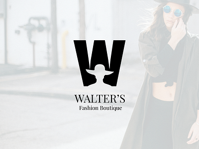 Walter's | Logo design 2020 trend black and white logo branding design logo fashion fashion brand fashion logo flat logo logo daily logo design logo design branding logo designer logo template logodesign logotype minimalism shopping