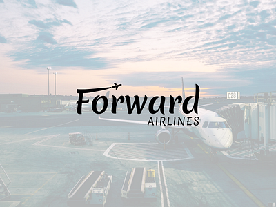 Forward | Logo Design 2020 trend air airlines airplane airport brand brand design brand identity branding branding design lettering logo logo logo design logo template logodesign logos logotype logotype design logotypes minimalism