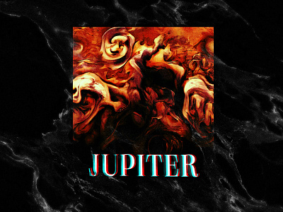 Jupiter graphic design jupiter nasa poster print space square