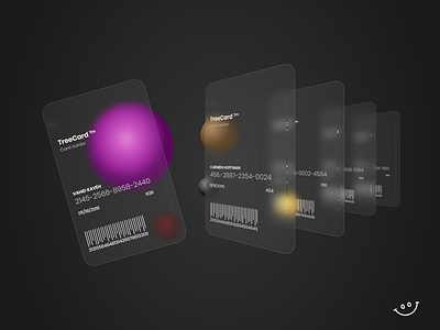 Glass Card Design