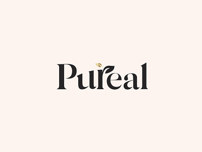 Pureal Logo Design branding design logo logodesigner skincarebranding