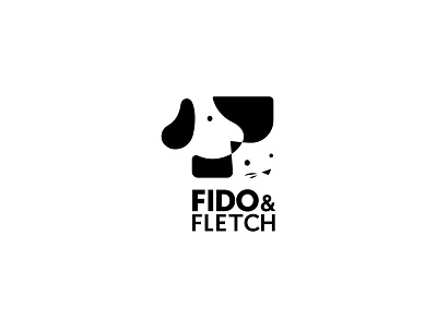 Fido and Fletch animal logo logodesign logodesigner logos