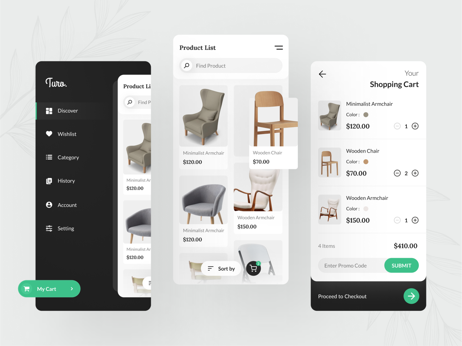 Furniture App by Risdhi Laksna LT on Dribbble