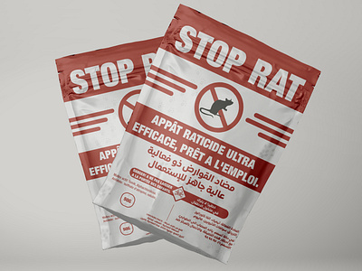 STOP RAT anti rat product packaging antirat insecticide packaging