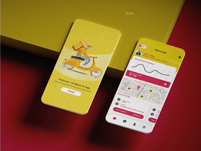 mobile application dash board delivery app design designs illustration ui ui design ux