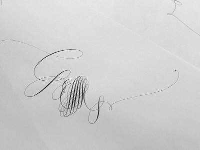 Calligraphy Lines art calligraphy graphic design lettering logo minimal typography