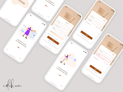 App design for a furniture company app design ui ux