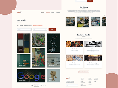 Branding Agency | Our Works app design minimal ui ux web website