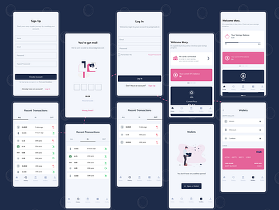 Coinkeeper app design graphic design illustration minimal typography ui ux web website