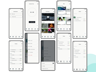 TENx 2 - Task Management & productivity App app design minimal ui ux