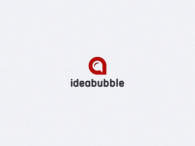 Logo Design for Ideabubble bangladesh bubble idea logo red soft speech