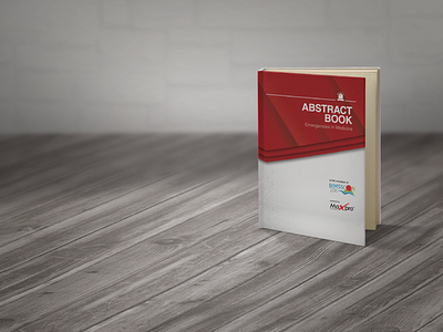 Cover Design for Abstract Book bangladesh booklet cover magazine medical red