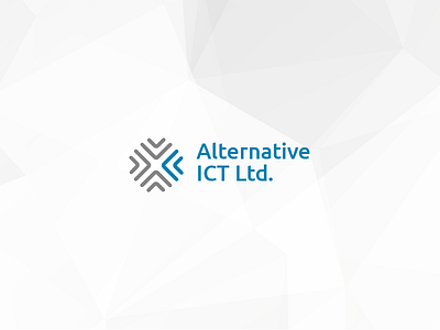 Alternative ICT Logo alternative bangladesh blue idea logo software