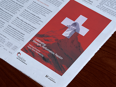 Swiss National day - Pres Ad