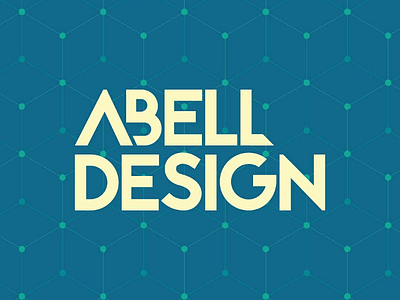 Abell Design abell branding cream geometric logo teal type typography york yorkshire