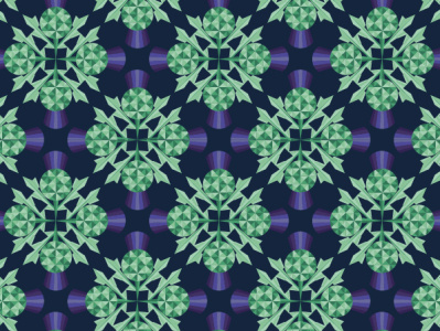 Scottish Thistle Pattern