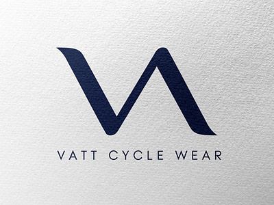 Logo for Vatt Cycle Wear apparel bike brand identity branding cycle cycling design jersey logo